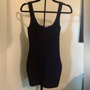 Princess Polly black ribbed mini in size S/M